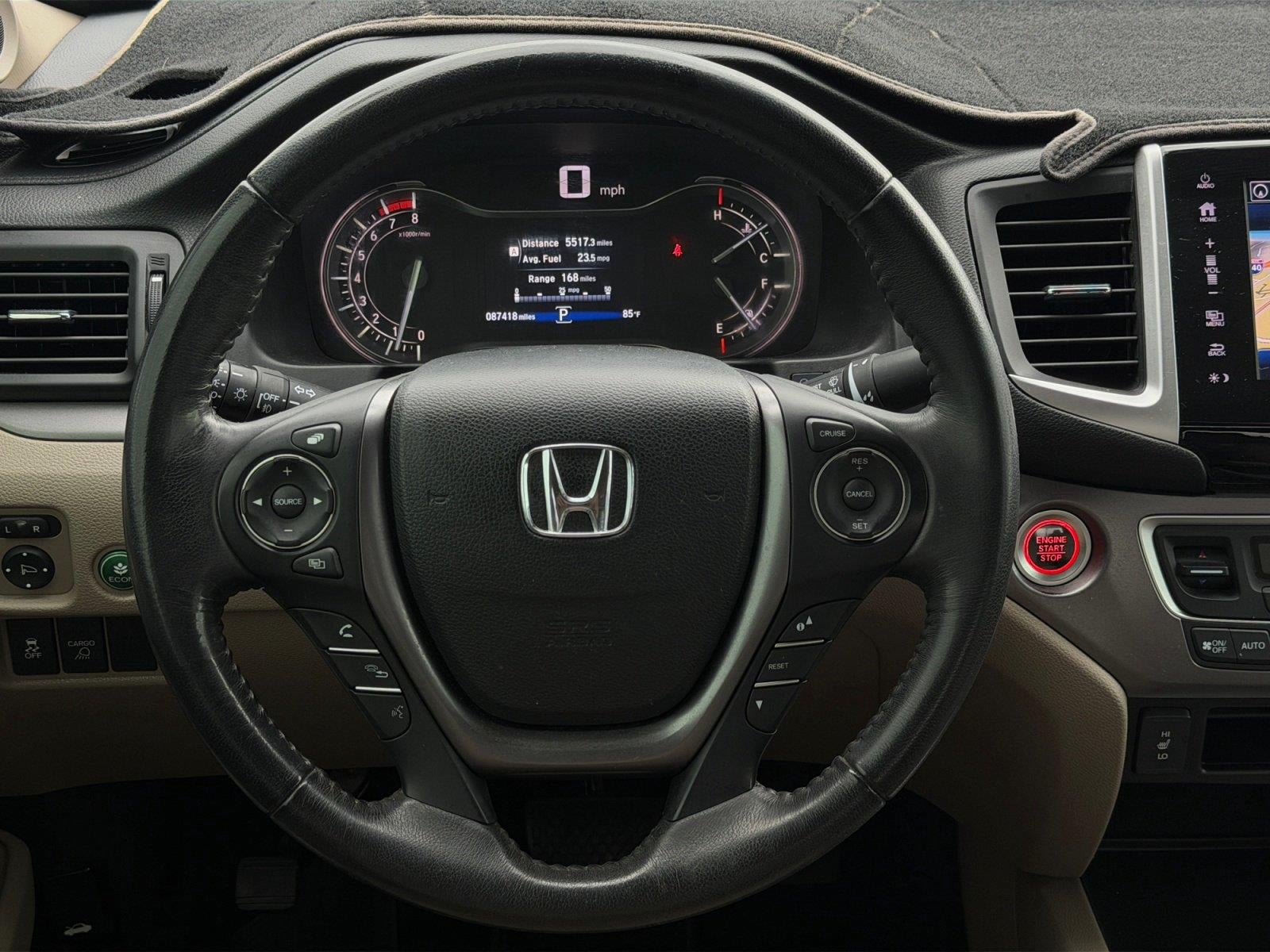 2019 Honda Ridgeline RTL-T