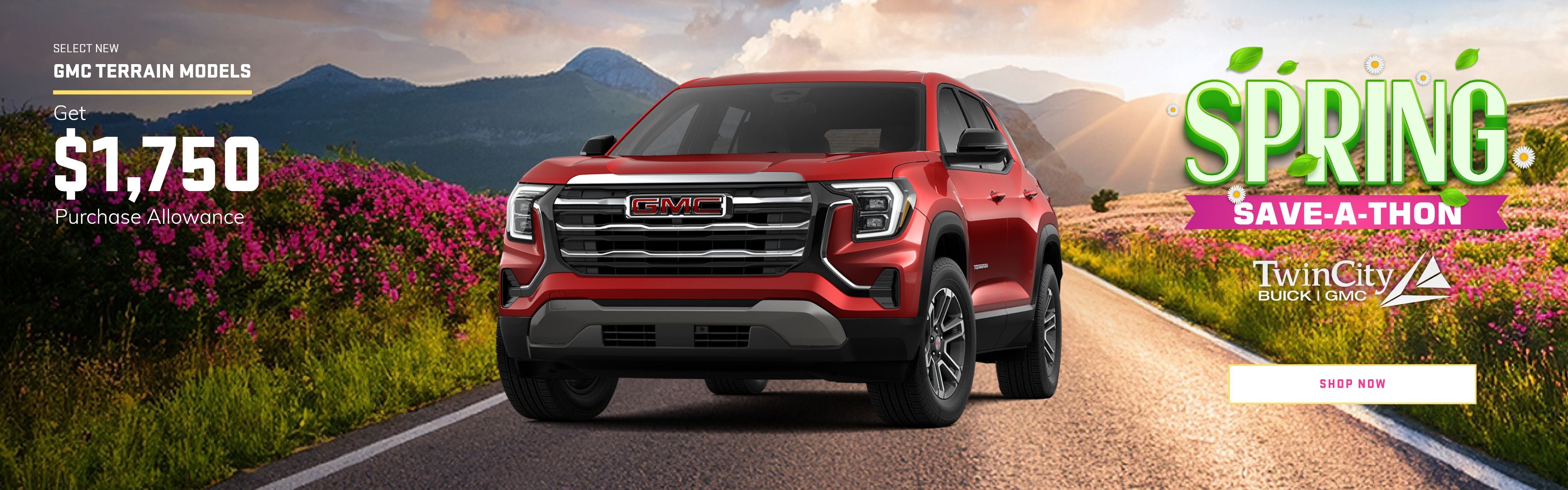 GMC Terrain get $1,750 Purchase Allowance