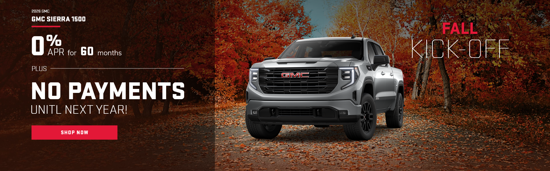 0% APR For 60 Months PLUS No Payments Until Next Year!