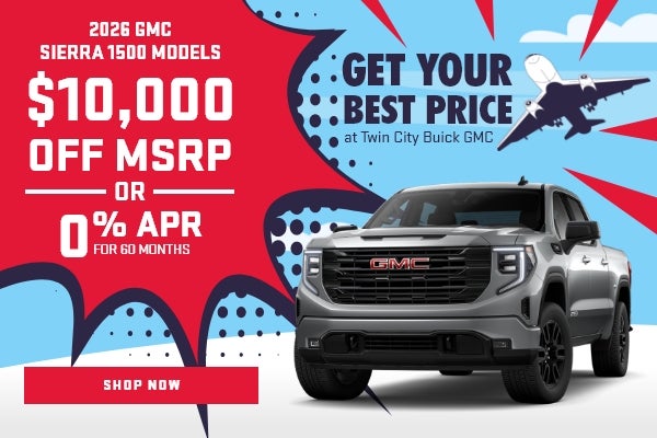 2026 Sierra 1500 0% APR or 10,000 off MSRP