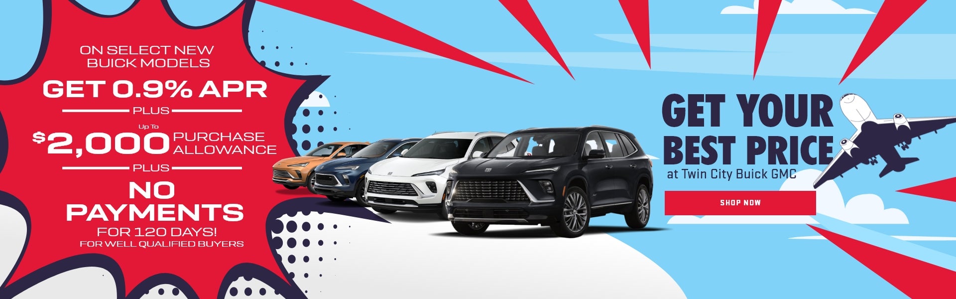 On Select New Buick Models Get 0.9% APR + Up to $2,000 Purch