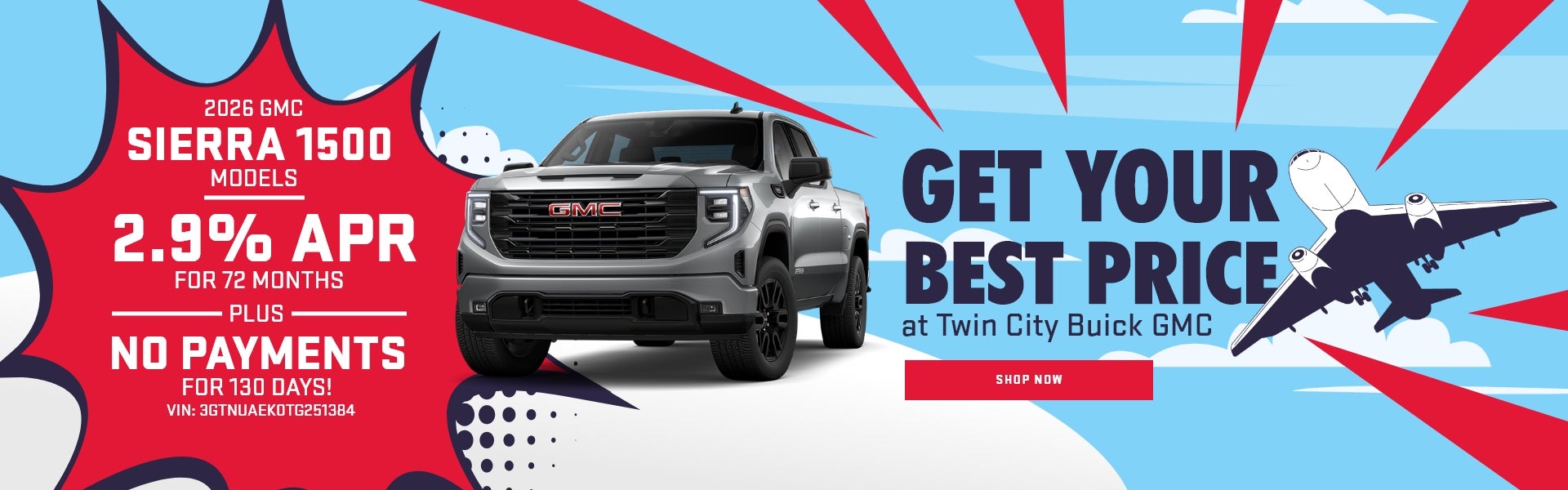2026 Sierra 1500 Models 2.9% APR For 72 Months PLUS No Payme