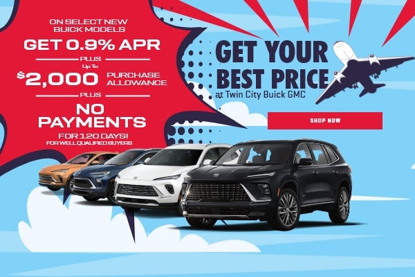 On Select New Buick Models Get 0.9% APR + Up to $2,000 Purch