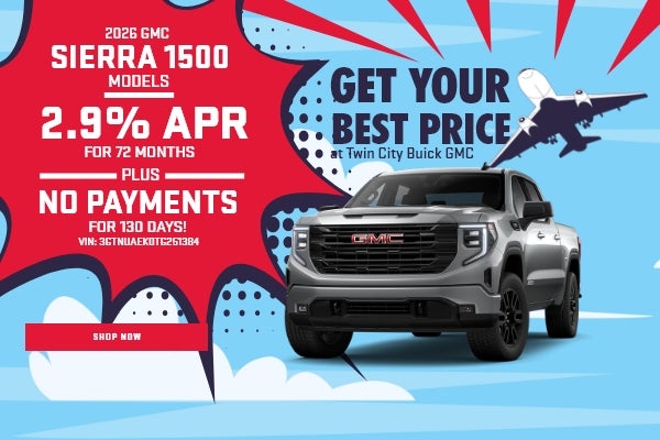 2026 Sierra 1500 Models 2.9% APR For 72 Months PLUS No Payme