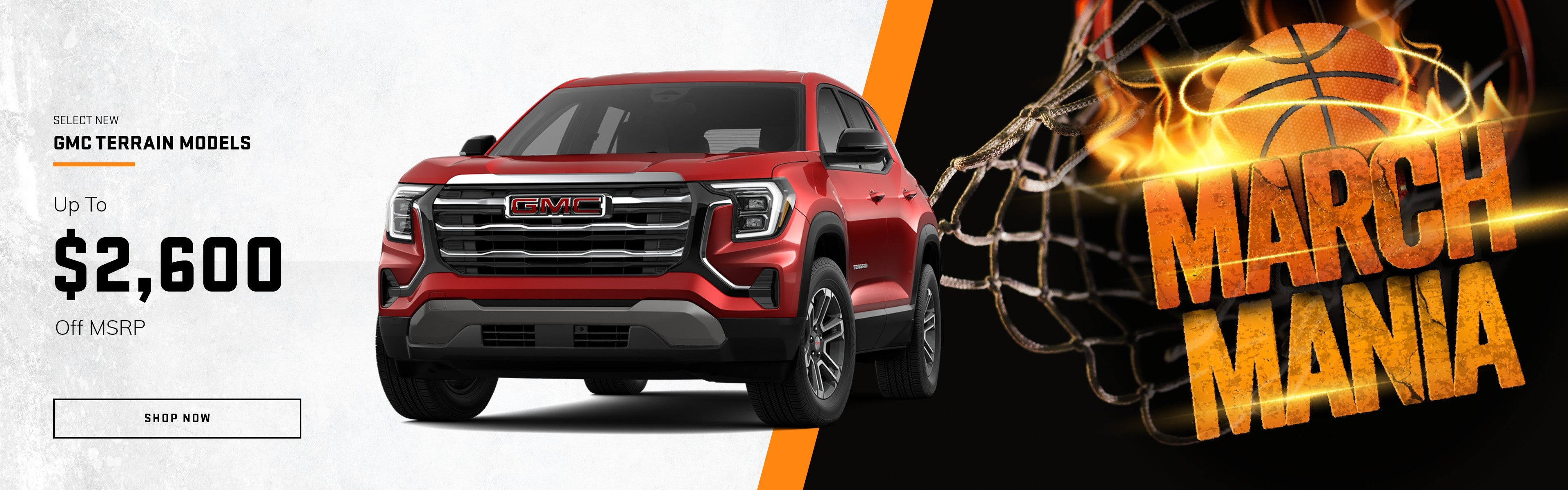 Up to $2,600 Off MSRP Available on Select New GMC Terrain Mo