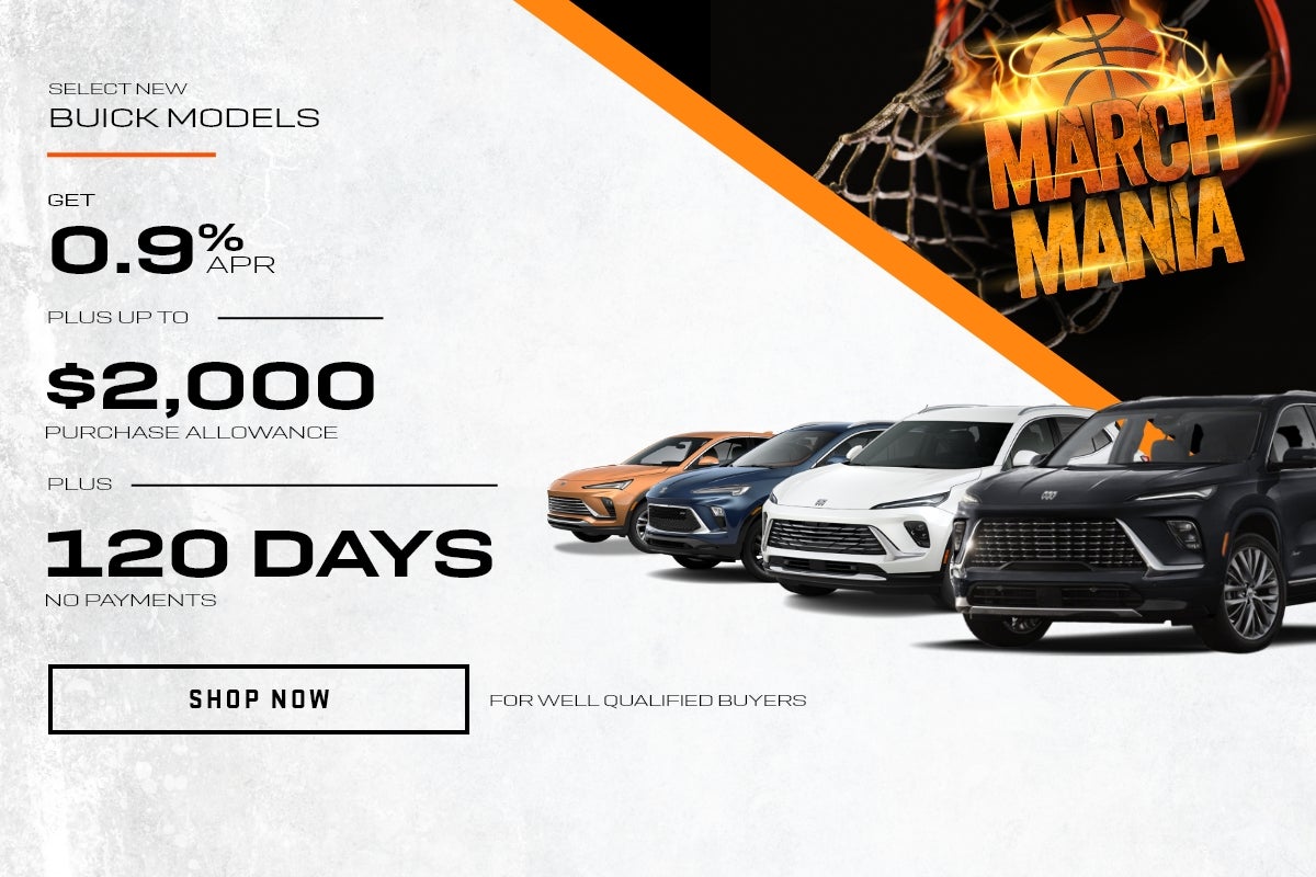 On Select New Buick Models Get 0.9% APR