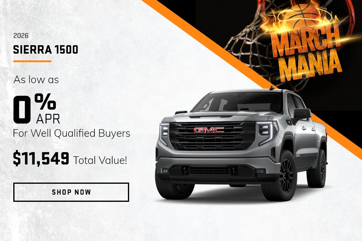 2026 Sierra 1500 0% APR for Well Qualified Buyers